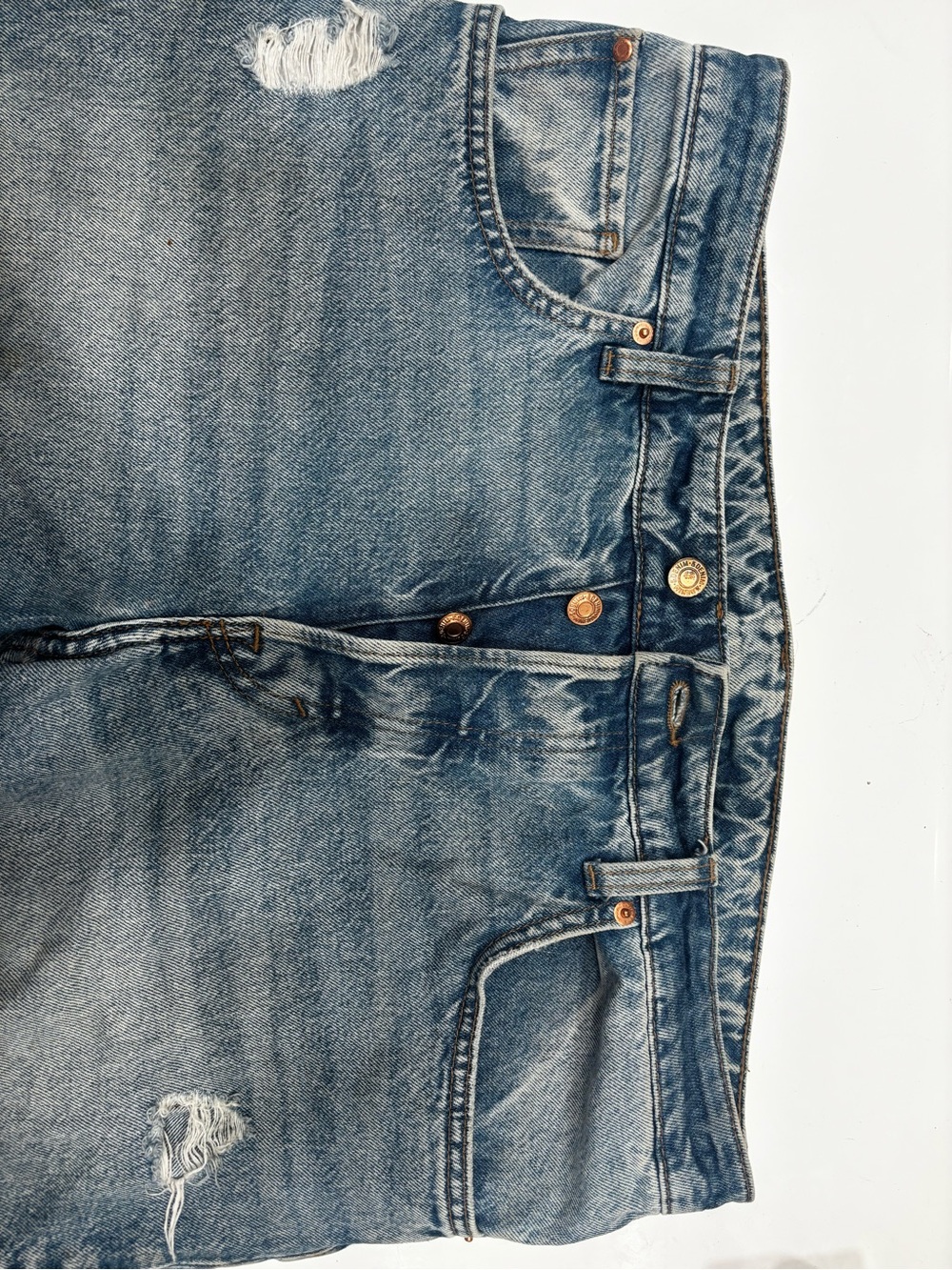 H&M size 12 Distressed Worn Jeans - Picture 2 of 9